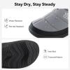imageVeraCosy Mens Quilted Closedback Slippers Comfy Lightweight Memory Foam Camping Style Indoor House ShoesNeutral Gray