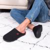 imageVeraCosy Mens TwoTone Memory Foam House Slippers Indoor Outdoor Durable Rubber SoleBlackRuby