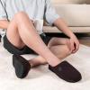 imageVeraCosy Mens TwoTone Memory Foam House Slippers Indoor Outdoor Durable Rubber SoleCoffeeDark Green