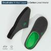 imageVeraCosy Mens TwoTone Memory Foam House Slippers Indoor Outdoor Durable Rubber SoleGreen