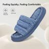 imageVeraCosy Womens Open Toe Slippers Comfy Memory Foam Slip on House ShoesProvence