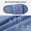 imageVeraCosy Womens Open Toe Slippers Comfy Memory Foam Slip on House ShoesProvence