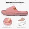 imageVeraCosy Womens Open Toe Slippers Soft Terry Cloth Indoor Slip on House ShoesDusty Pink