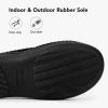 imageVeraCosy Womens Open Toe Slippers Soft Terry Cloth Indoor Slip on House ShoesModest Black