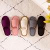 imageVeraCosy Womens Open Toe Slippers Soft Terry Cloth Indoor Slip on House ShoesUltimate Gray