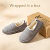 imageVeraCosy Womens Quilted Closedback Slippers Technical Fabrics Warm Soft Comfy Nonslip Memory Foam Indoor House ShoesAsh Gray