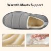 imageVeraCosy Womens Quilted Closedback Slippers Technical Fabrics Warm Soft Comfy Nonslip Memory Foam Indoor House ShoesAsh Gray