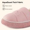 imageVeraCosy Womens Quilted Closedback Slippers Technical Fabrics Warm Soft Comfy Nonslip Memory Foam Indoor House ShoesGentle Pink