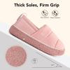 imageVeraCosy Womens Quilted Closedback Slippers Technical Fabrics Warm Soft Comfy Nonslip Memory Foam Indoor House ShoesGentle Pink