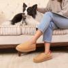 imageVeraCosy Womens Quilted Closedback Slippers Technical Fabrics Warm Soft Comfy Nonslip Memory Foam Indoor House ShoesTan