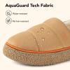 imageVeraCosy Womens Quilted Closedback Slippers Technical Fabrics Warm Soft Comfy Nonslip Memory Foam Indoor House ShoesTan
