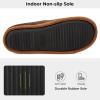 imageVeraCosy Mens Cozy Slippers Warm Memory Foam Indoor Slip on House Shoes