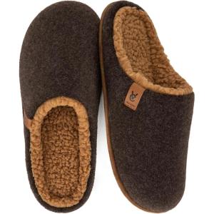 imageVeraCosy Mens Cozy Slippers Warm Memory Foam Indoor Slip on House Shoes