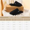 imageVeraCosy Womens Comfy Scuff Slippers Soft Terry Cloth Memory Foam Home House ShoesMatte Black