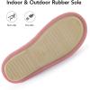 imageVeraCosy Womens Comfy Scuff Slippers Soft Terry Cloth Memory Foam Home House ShoesRose Pink