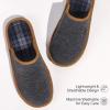 imageVeraCosy Mens Knitted Scottish SlippersBlack