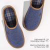 imageVeraCosy Mens Knitted Scottish SlippersNavy Blue