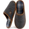 imageVeraCosy Mens Knitted Scottish SlippersBlack