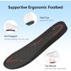 image:imageVeraCosy Mens Open Toe Slippers Breathable Corn Knit Memory Foam with Non Slip SoleFoggy Black