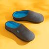 image:imageVeraCosy Womens TwoTone Slippers Soft Comfy Knit Memory Foam Nonslip Indoor Outdoor House ShoesCharcoal Cobalt