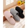 image:imageVeraCosy Womens Corduroy Scuff Slippers with Soft Memory Foam Non Slip OutsoleGray Whisper