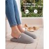 image:imageVeraCosy Womens Corduroy Scuff Slippers with Soft Memory Foam Non Slip OutsoleGray Whisper