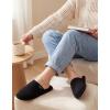 image:imageVeraCosy Womens Corduroy Scuff Slippers with Soft Memory Foam Non Slip OutsoleHush Black