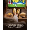 image:imageVeraCosy Mens TwoTone Memory Foam House Slippers Indoor Outdoor Durable Rubber SolePitch Gold