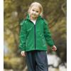 imageSaphiRose Kids Rain Jacket Waterproof Raincoat Mesh Lined Coat with Removable Hood for Boys GirlsGreen