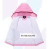 imageSaphiRose Kids Rain Jacket Waterproof Raincoat Mesh Lined Coat with Removable Hood for Boys GirlsPink