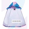 imageSaphiRose Kids Rain Jacket Waterproof Raincoat Mesh Lined Coat with Removable Hood for Boys GirlsPink Smiles