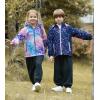 imageSaphiRose Kids Rain Jacket Waterproof Raincoat Mesh Lined Coat with Removable Hood for Boys GirlsSpace