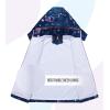 imageSaphiRose Kids Rain Jacket Waterproof Raincoat Mesh Lined Coat with Removable Hood for Boys GirlsSpace
