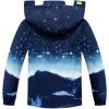 imageSaphiRose Kids Rain Jacket Waterproof Raincoat Mesh Lined Coat with Removable Hood for Boys GirlsUniverse