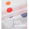 imageSaphiRose Lightweight Kids Rain Poncho Waterproof Jacket Zipper Up Rain CoatColorful Polka Dots