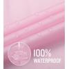 imageSaphiRose Lightweight Kids Rain Poncho Waterproof Jacket Zipper Up Rain CoatPink