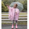 imageSaphiRose Lightweight Kids Rain Poncho Waterproof Jacket Zipper Up Rain CoatPink