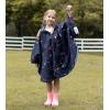imageSaphiRose Lightweight Kids Rain Poncho Waterproof Jacket Zipper Up Rain CoatPlanet