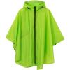 imageSaphiRose Lightweight Kids Rain Poncho Waterproof Jacket Zipper Up Rain CoatGreen