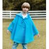 imageSaphiRose Lightweight Kids Rain Poncho Jacket Waterproof Outwear Rain CoatBlue