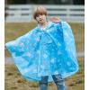 imageSaphiRose Lightweight Kids Rain Poncho Jacket Waterproof Outwear Rain CoatBluecat