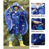 imageSaphiRose Lightweight Kids Rain Poncho Jacket Waterproof Outwear Rain CoatDinosaur