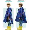 imageSaphiRose Lightweight Kids Rain Poncho Jacket Waterproof Outwear Rain CoatDinosaur