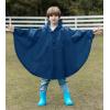 imageSaphiRose Lightweight Kids Rain Poncho Jacket Waterproof Outwear Rain CoatNavy