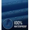 imageSaphiRose Lightweight Kids Rain Poncho Jacket Waterproof Outwear Rain CoatNavy