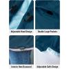 imageSaphiRose Lightweight Rain Jacket Women Waterproof Breathable Raincoat Packable Hooded WindbreakerDeep Blue