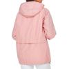imageSaphiRose Lightweight Rain Jacket Women Waterproof Breathable Raincoat Packable Hooded WindbreakerPink