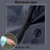 imageSaphiRose Unisex Rain Poncho Hooded Waterproof Raincoat for Adults WomenAdark Bluelight Blue