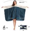 imageSaphiRose Unisex Rain Poncho Hooded Waterproof Raincoat for Adults WomenAnavywhite
