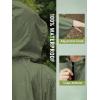 imageSaphiRose Unisex Rain Poncho Hooded Waterproof Raincoat for Adults WomenBarmy Green